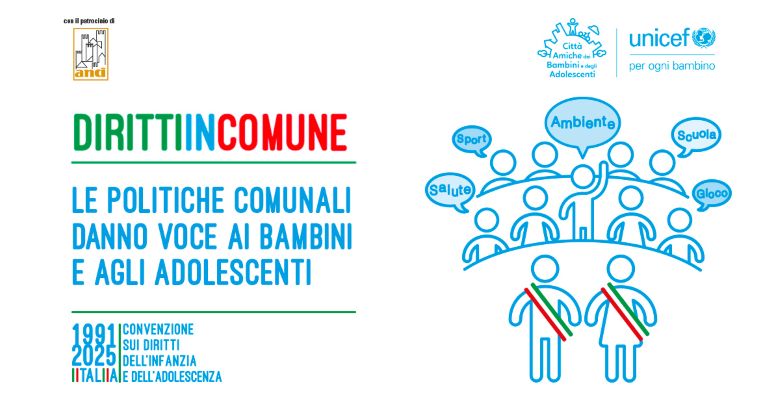 In occasione del 27 maggio, anniversario della ratifica italiana della Convenzione ONU sui Diritti dell’Infanzia e dell’Adolescenza, il Comune partecipa all’iniziativa nazionale promossa da UNICEF Italia. 