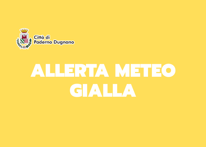 Immagine che raffigura Allerta gialla per rischio idrogeologico e idraulico