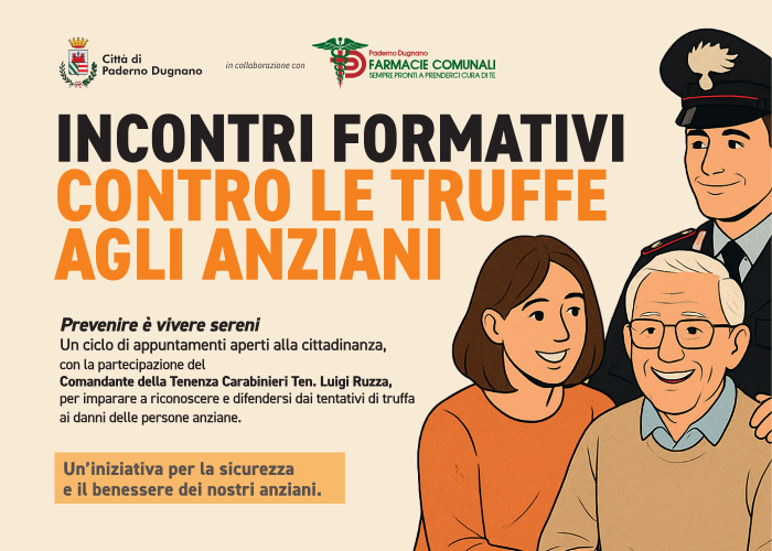 Un ciclo di incontri per imparare a difendersi dalle truffe. Appuntamenti il 7, il 19 e il 27 maggio. Evento finale giovedì 5 giugno 2025.
