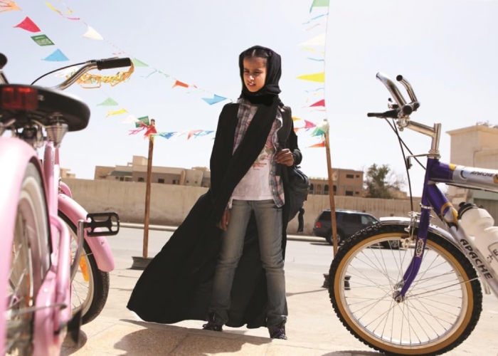 Immagine che raffigura Cinema in bici | La bicicletta verde