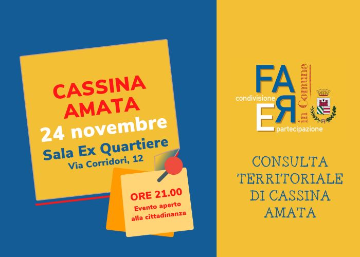 Immagine che raffigura Consulta Territoriale di Cassina Amata