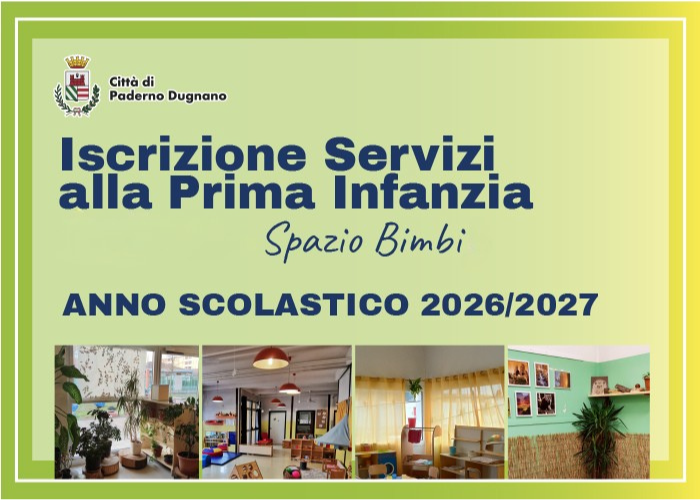 Immagine che raffigura Spazio Bimbi 2026/2027: nuove iscrizioni aperte