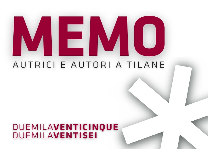 Memo: una pagina segnalibro per ricordarti tutti gli eventi autoriali di Tilane. Un filo conduttore che lega il 2025 al 2026. Memo: una pagina segnalibro per ricordarti tutti gli eventi autoriali di Tilane. Un filo conduttore che lega il 2025 al 2026.