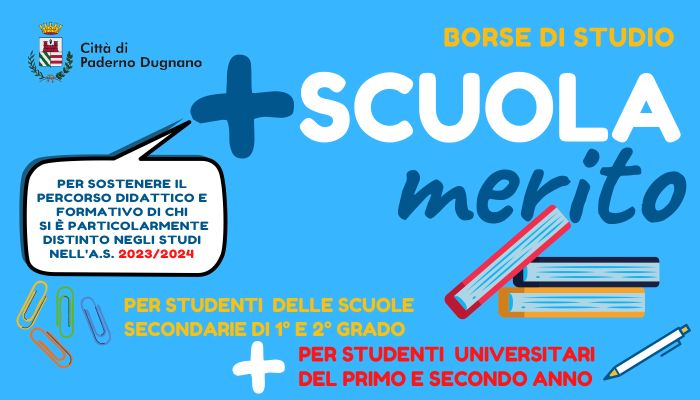 Pubblicate le graduatorie provvisorie delle borse di studio per sostenere il percorso didattico e formativo di studenti che si sono particolarmente distinti negli studi.