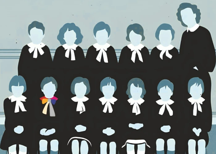 Immagine che raffigura Non esistono bambini arcobaleno