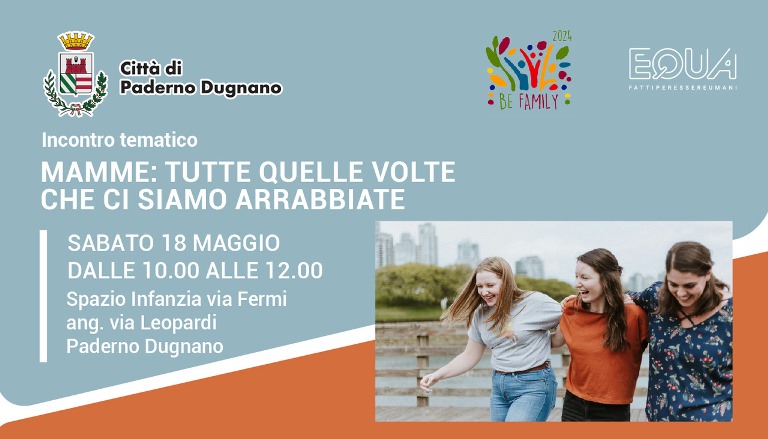 Sabato 18 maggio 2024 | dalle 10 alle 12 | Spazio Infanzia via Fermi ang. via Leopardi