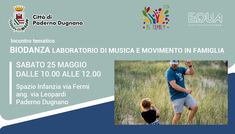 Sabato 25 maggio 2024 | dalle 10 alle 12 | Spazio Infanzia via Fermi ang. via Leopardi
