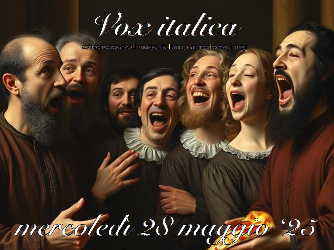 Concerto vocale di musica italiana a cura del Circolo Culturale La Meridiana e con il patrocinio della Città di Paderno Dugnano.