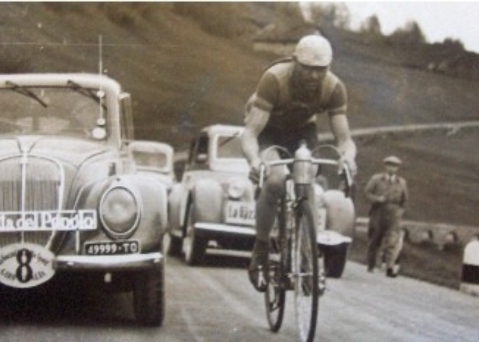 Immagine che raffigura Cinema in bici | Valetti. Il campione dimenticato