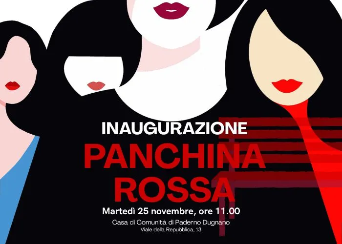 Immagine che raffigura Una nuova panchina rossa 