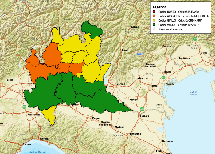 Immagine che raffigura Alto rischio incendi boschivi in Lombardia