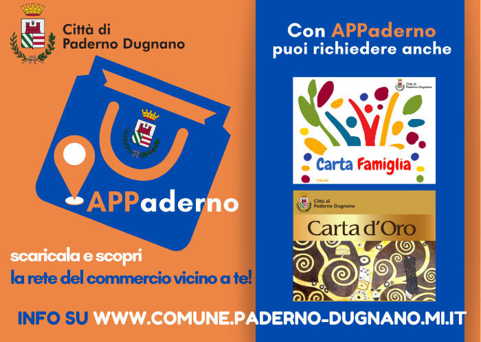 Come richiedere la Carta Famiglia, la tessera rilasciata dal Comune e dedicata a tutte le famiglie di Paderno Dugnano con figli minori.