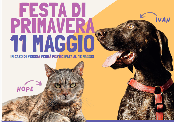 Festa di Primavera a cura dell'Asilo del Cane di Palazzolo Milanese e con il patrocinio della Città di Paderno Dugnano.