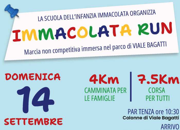 L'iniziativa a cura Scuola dell'Infanzia Immacolata e con il patrocinio della Città di Paderno Dugnano.