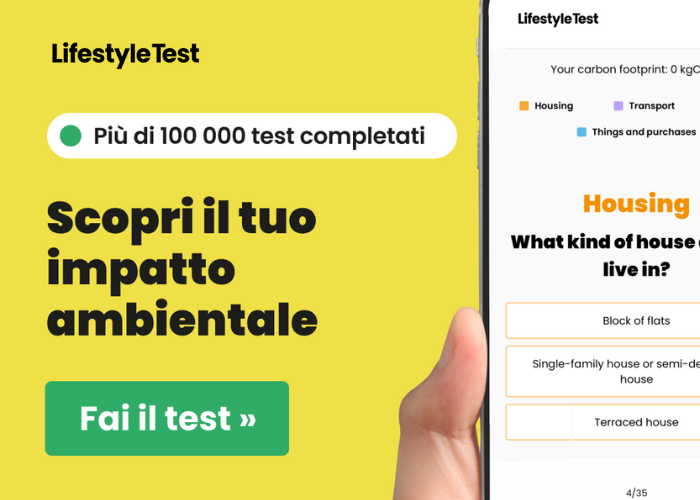 Il Comune invita i cittadini a partecipare al test per riflettere su azioni concrete verso uno stile di vita più green.
