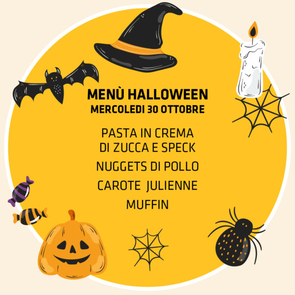 Mercoledì 30 ottobre 2024 nelle scuole del territorio verrà servito il menù di Halloween

