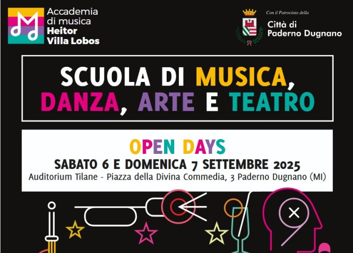 L'iniziativa a cura dell'Accademia di Musica H. Villa Lobos e con il patrocinio della Città di Paderno Dugnano.