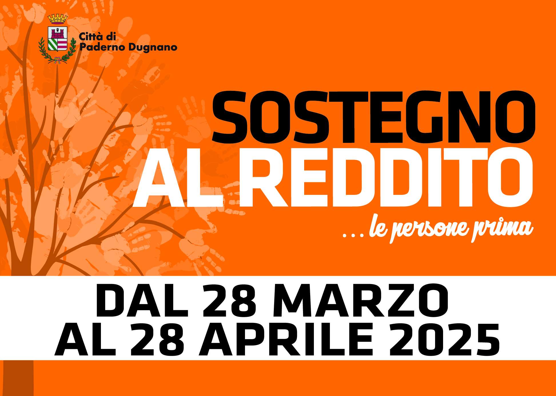 La domanda, ESCLUSIVAMENTE ON-LINE, dal 28 marzo e fino al 28 aprile 2025.