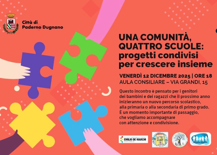 Immagine che raffigura Una comunità, quattro scuole