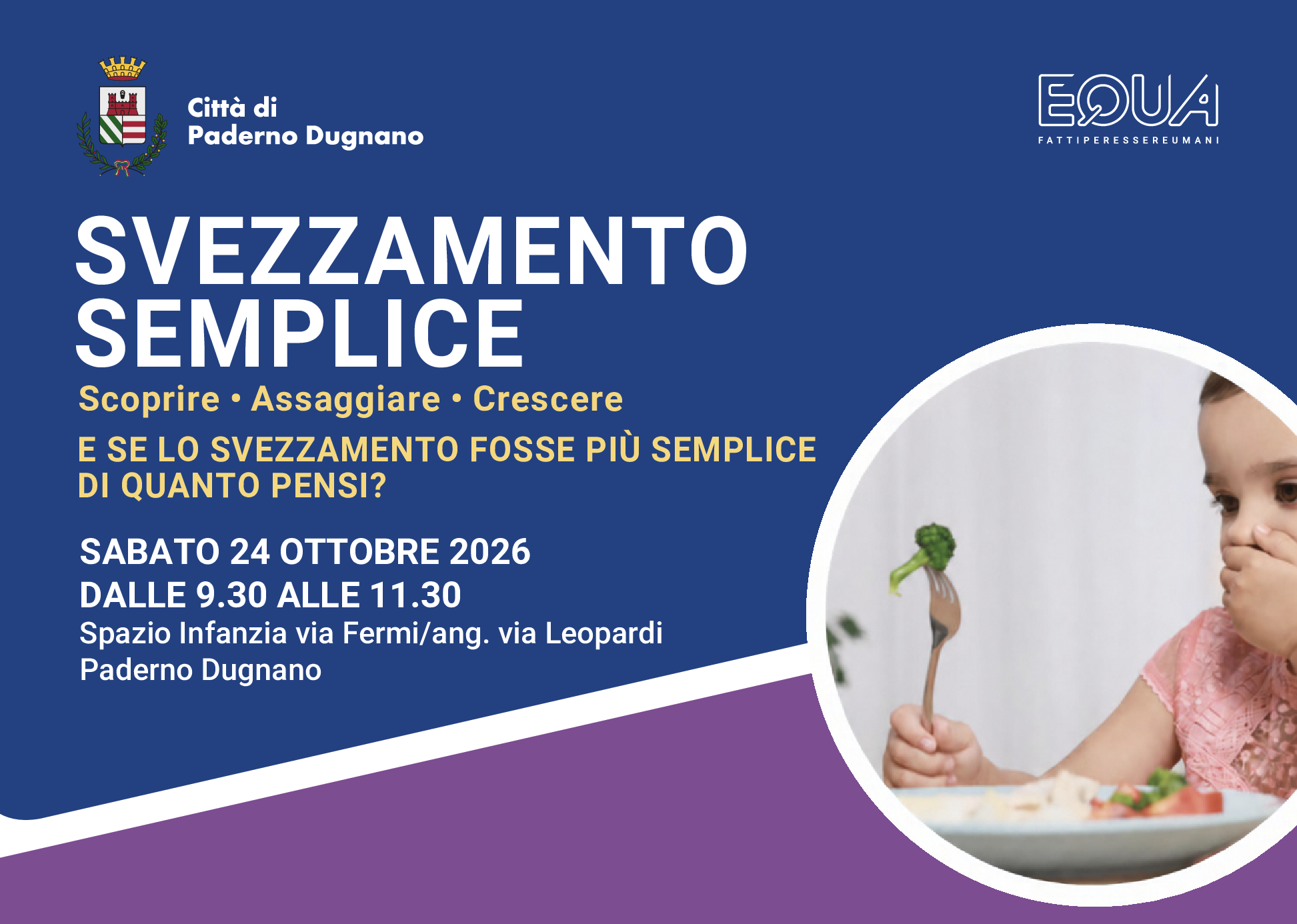 Immagine che raffigura Incontro tematico | Svezzamento semplice