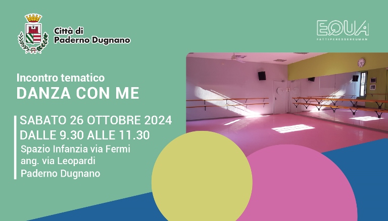 Sabato 26 ottobre 2024 | alle 9.30 e alle 11.30 | Spazio Infanzia via Fermi ang. via Leopardi